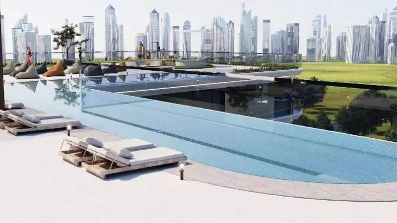 Swimming Pool & Leisure Pool Deck at Miami II.