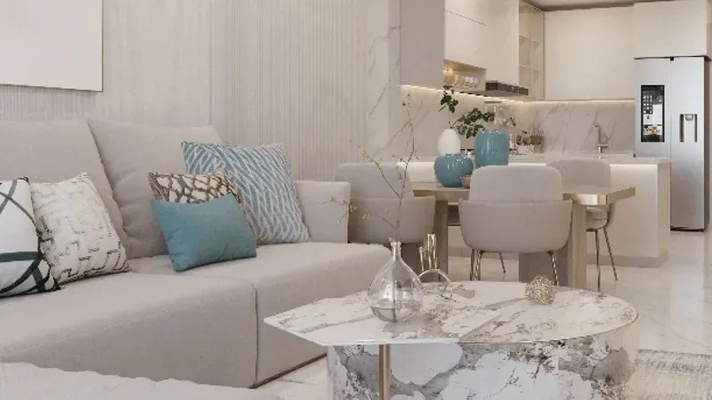 Interior render at Miami II.