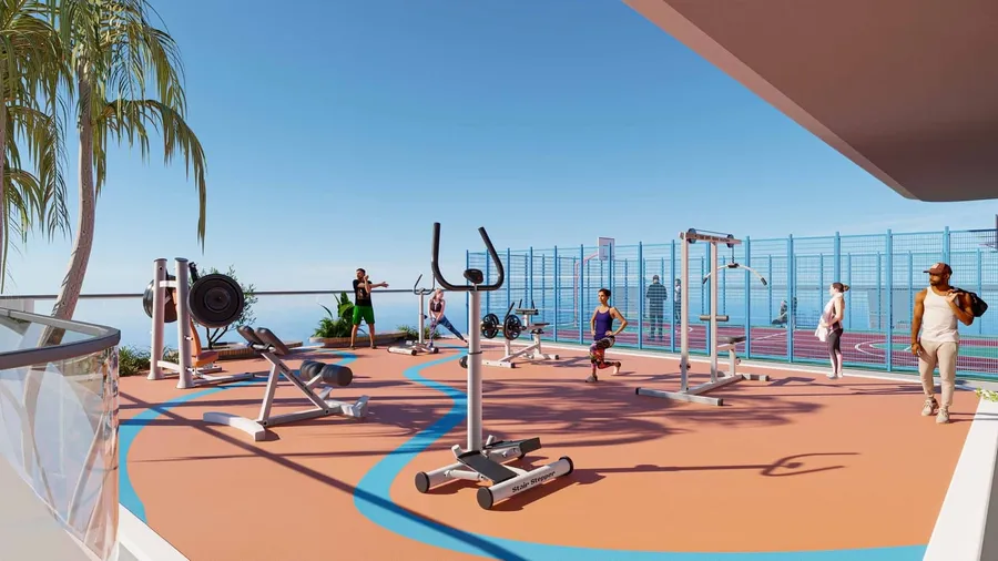 Outdoor Gym at Samana California.