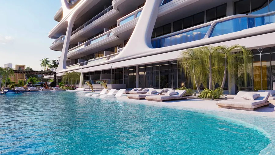 Leisure Pool Deck at Samana California.