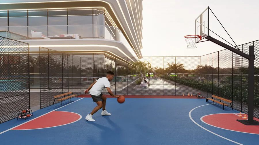 Sports Courts at Samana Golf Views.