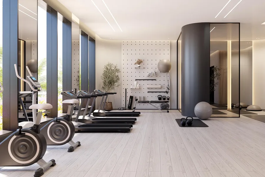 Indoor & Outdoor Gym at Samana Golf Views.