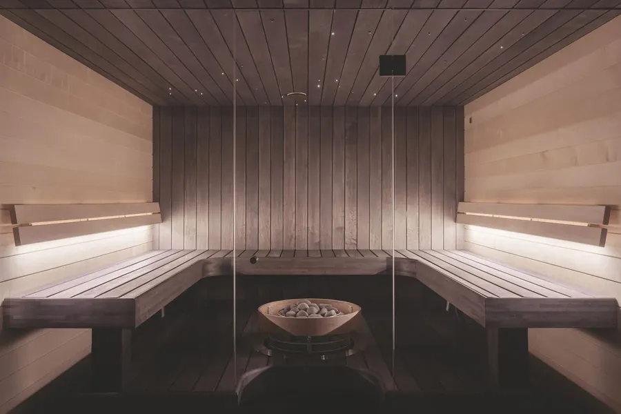 Sauna & Steam at Luxor Tower.