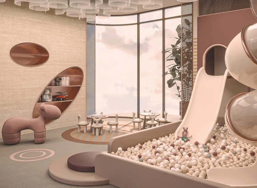 Kids Play Area  at Luxor Tower.