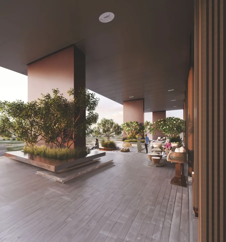 Sky Garden at Luxor Tower.