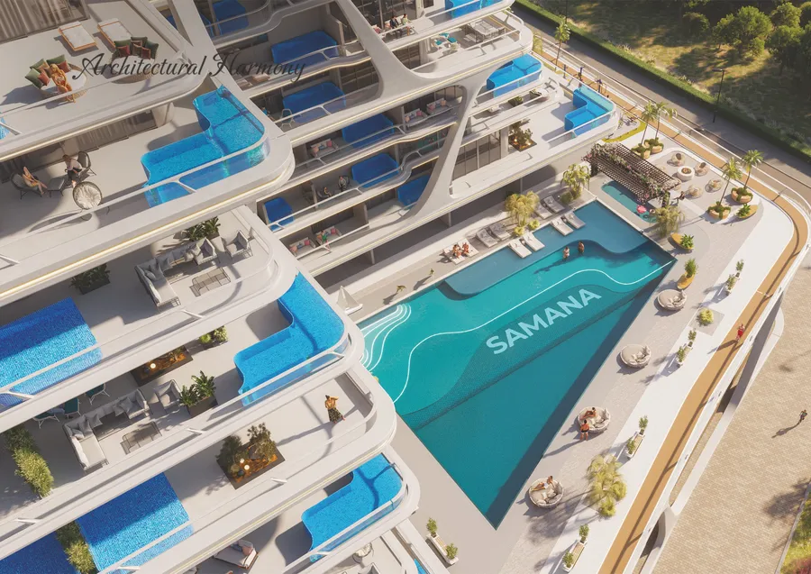 Swimming Pool at Samana California Phase 2.