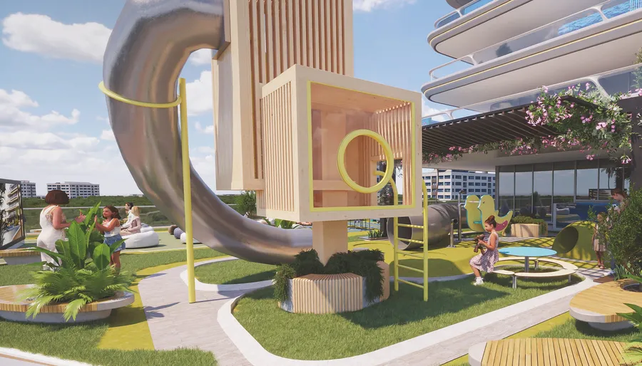 Kids Play Area at Samana California Phase 2.