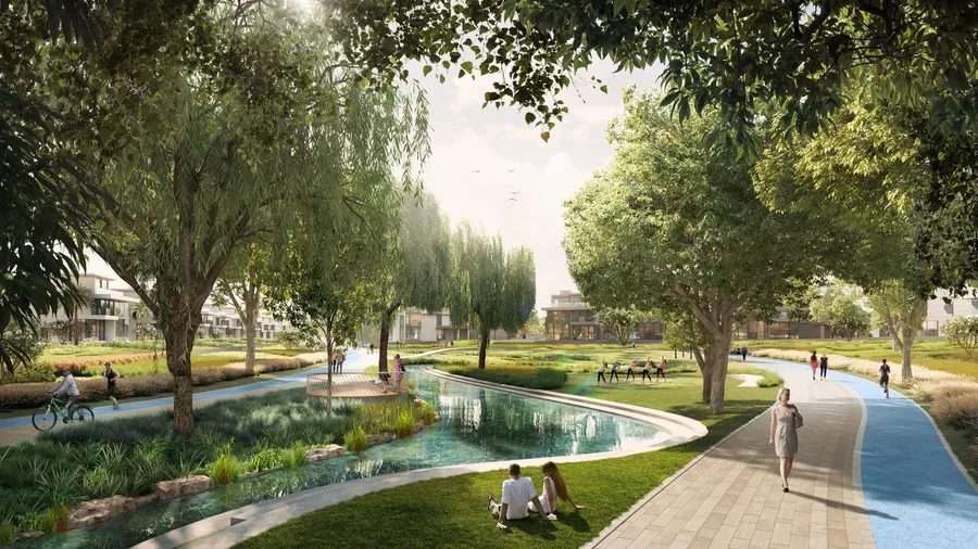 Yoga Lawn & Running Tracks at Nad Al Sheba Garden Phase 4.