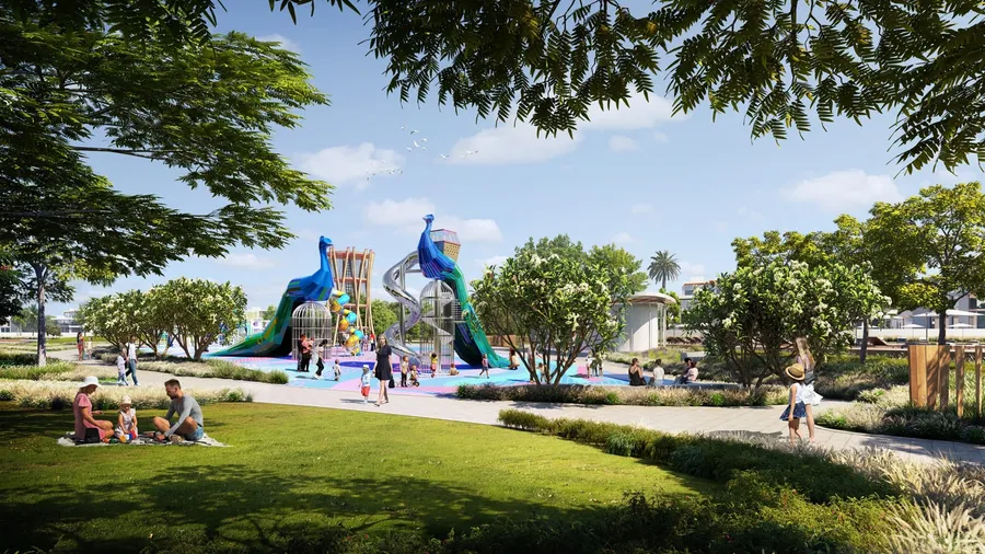 Kids Playing Areas at Nad Al Sheba Garden Phase 4.