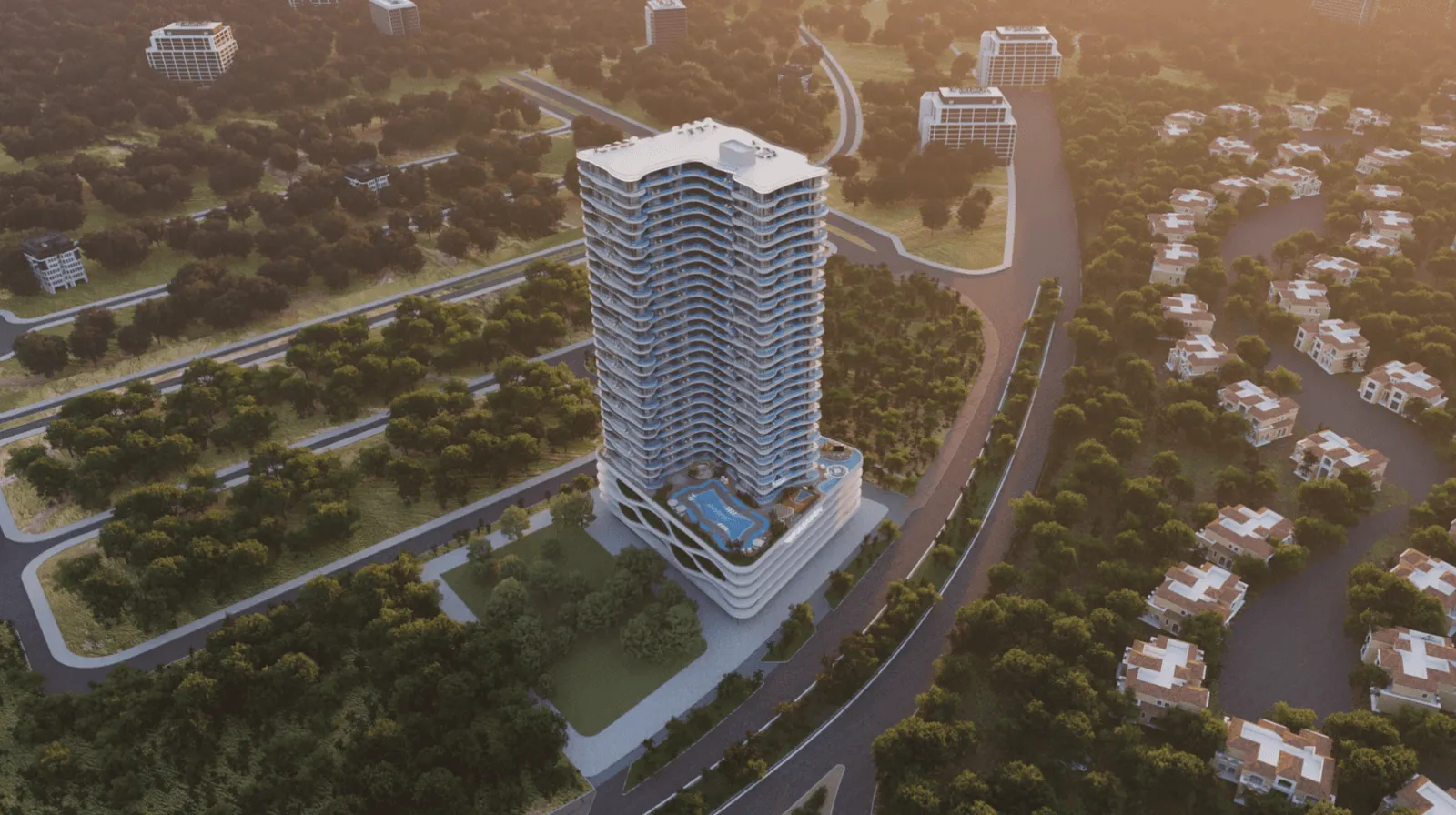 Samana Barari Views, Majan · render 3
