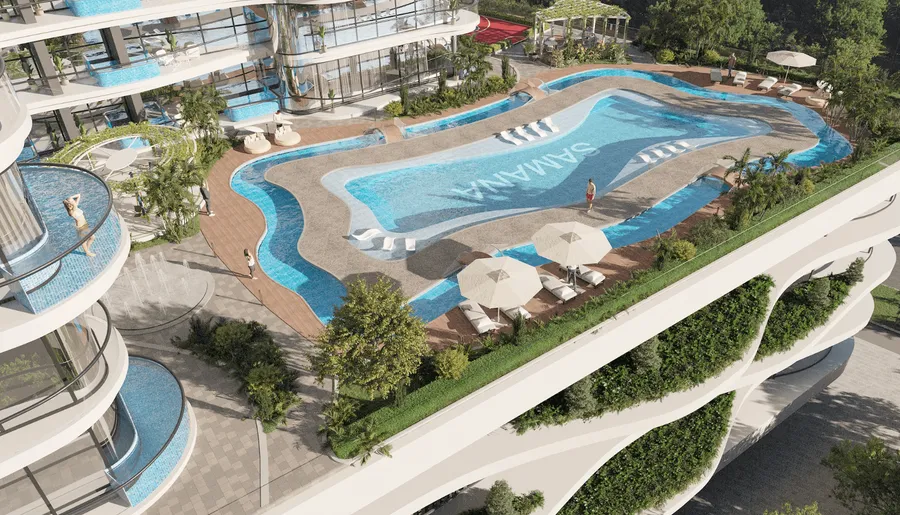 Swimming Pool & Jacuzzi at Samana Barari Views.