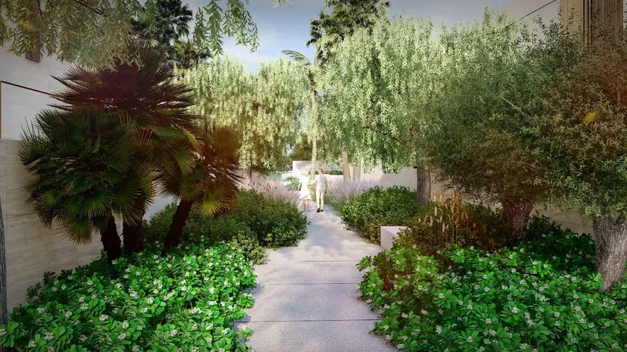 Garden at Amara .