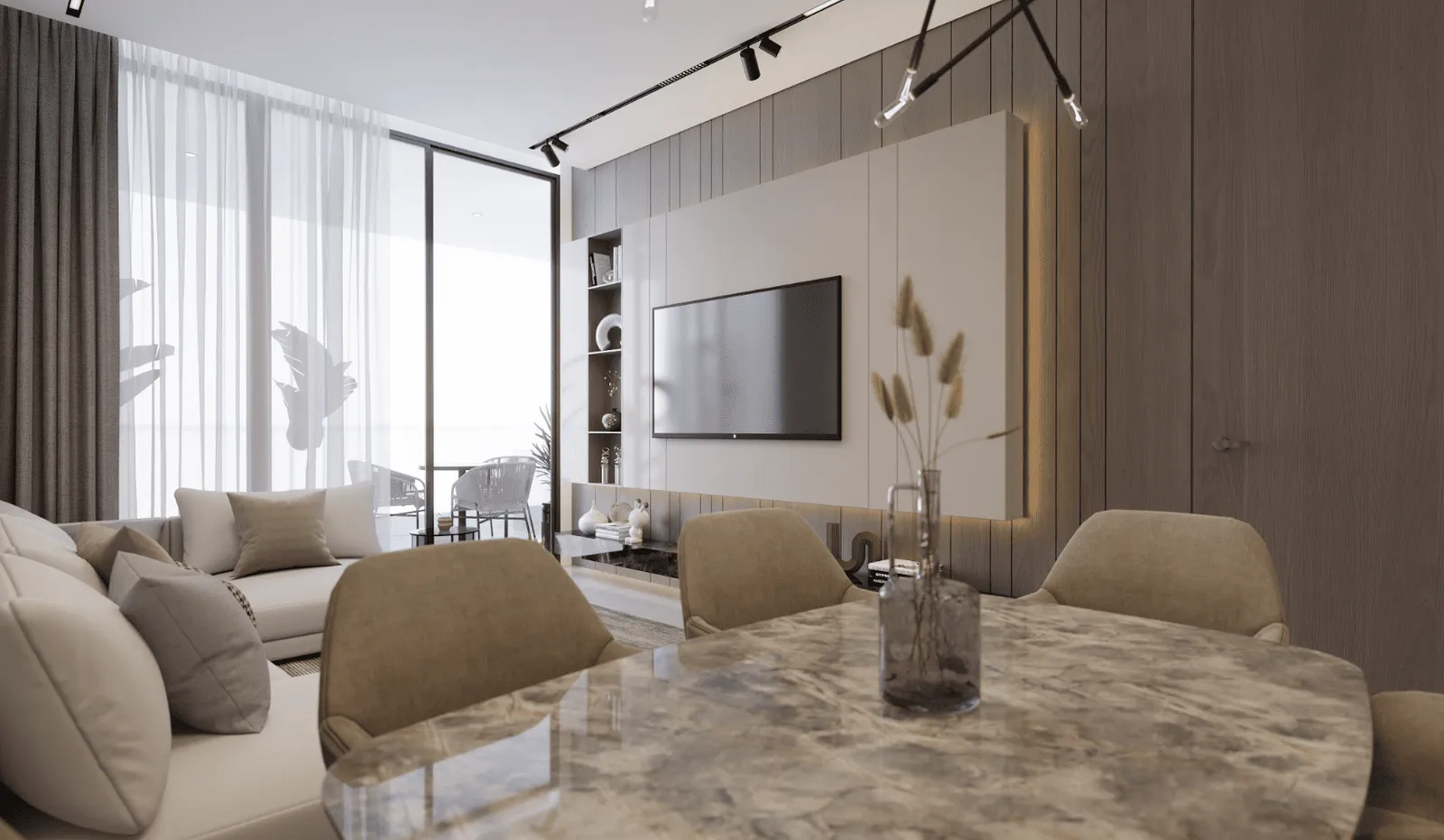 Samana Barari Views 2, Majan · render 2