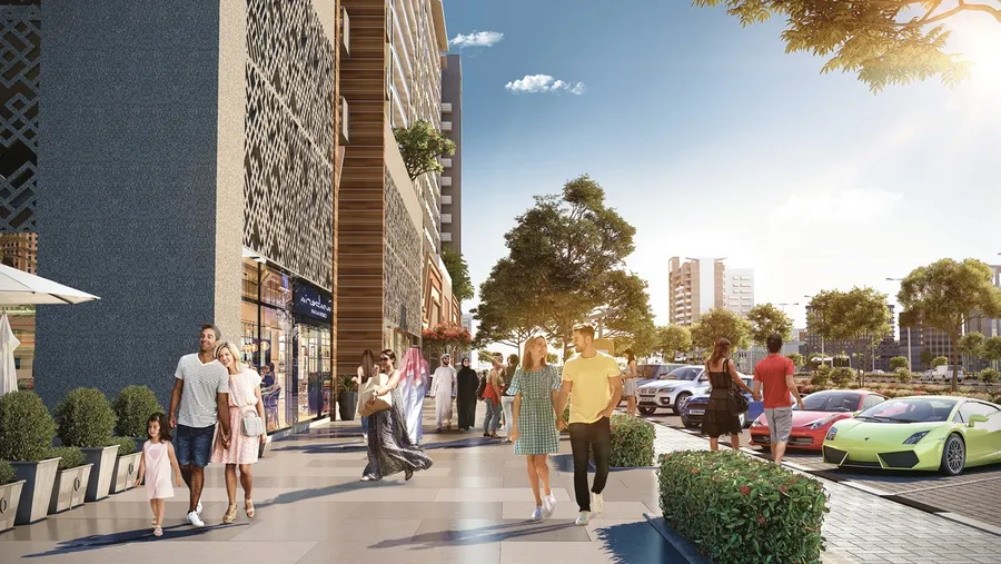 Landscaped Walking Areas at Azizi Neila.