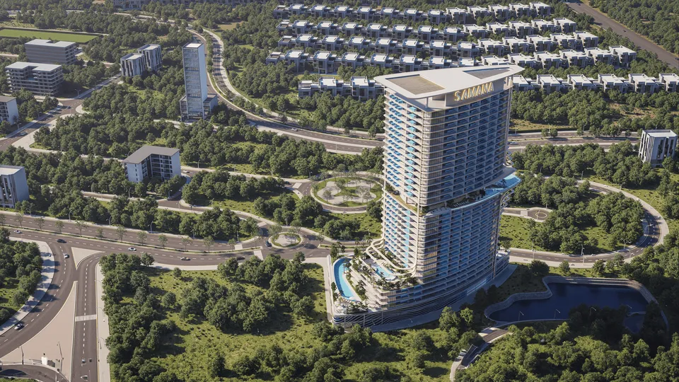 Samana Barari Heights, Majan · render 3