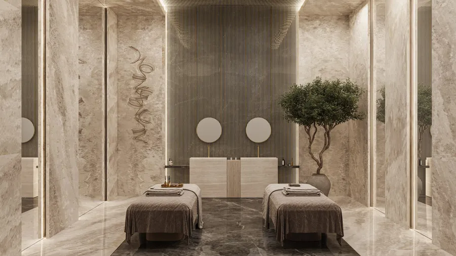 Steam & Sauna Room at Samana Barari Heights.