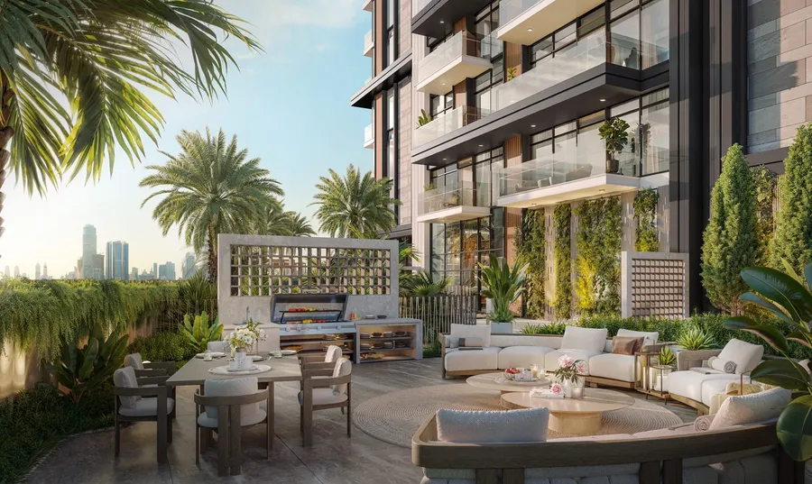 Outdoor Bbq & Dining at Riverton House.