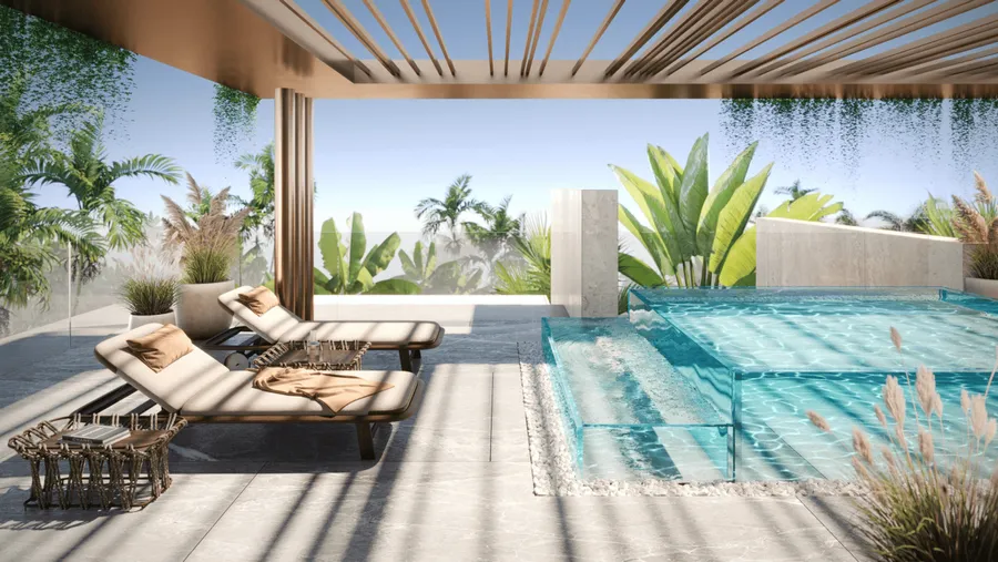 Mansion Private Pool at Mira Villas by Bentley Home.