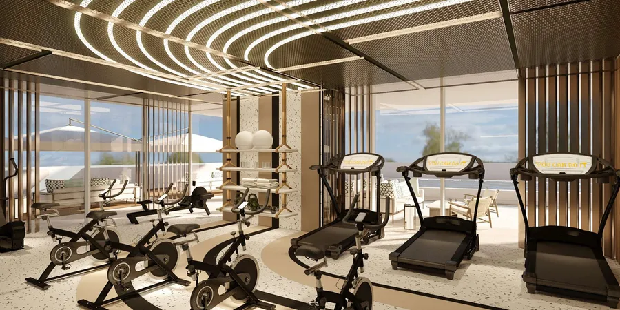 State-Of-The-Art Gym at The Ritz-Carlton Residences.