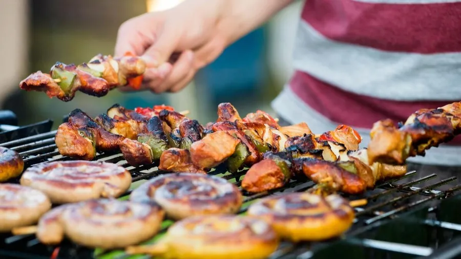 Bbq Area at The Ritz-Carlton Residences.