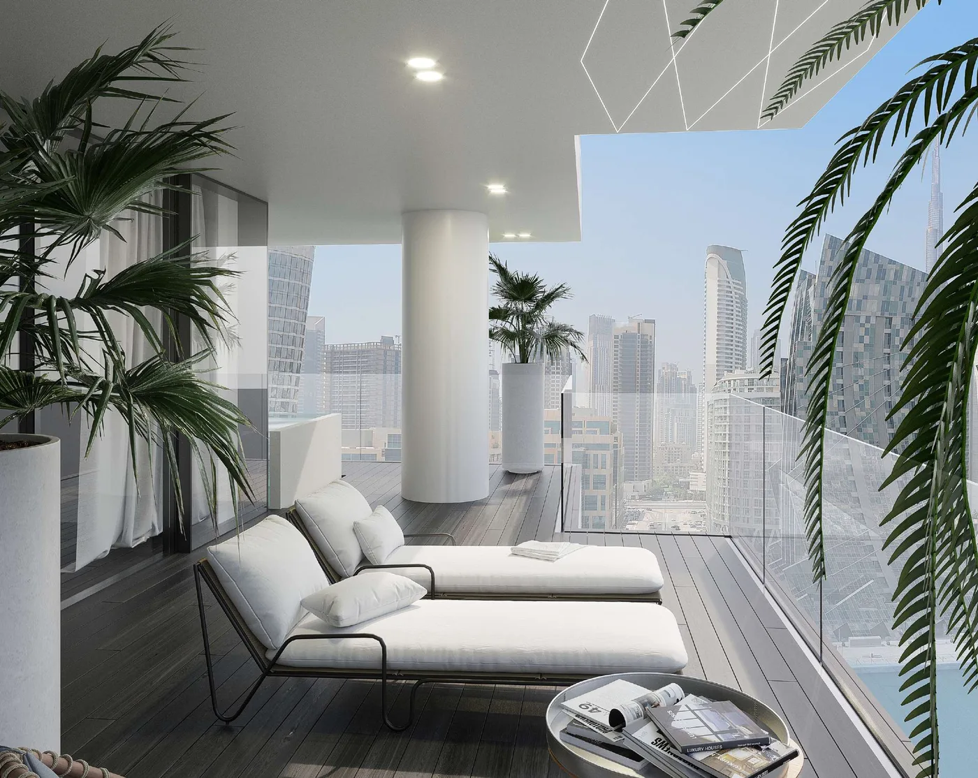 Interior render at The Ritz-Carlton Residences.