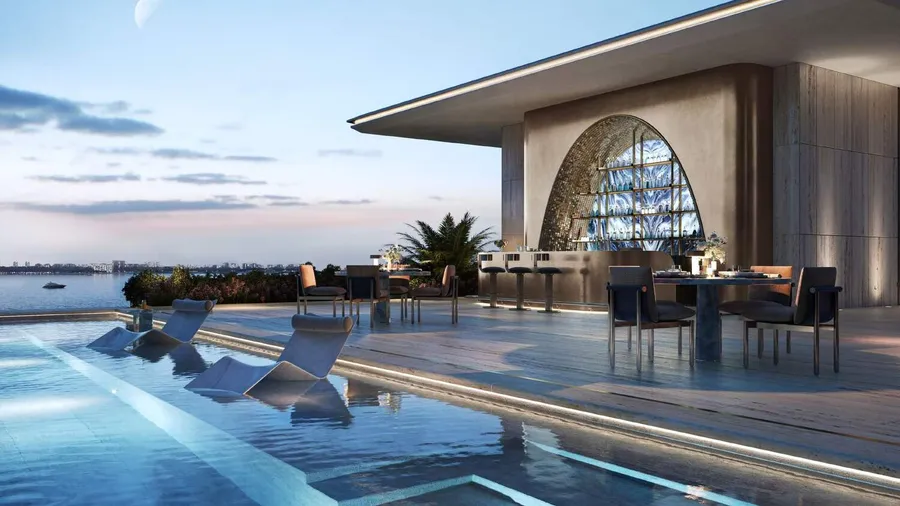 Pool Deck at Silena Residences.
