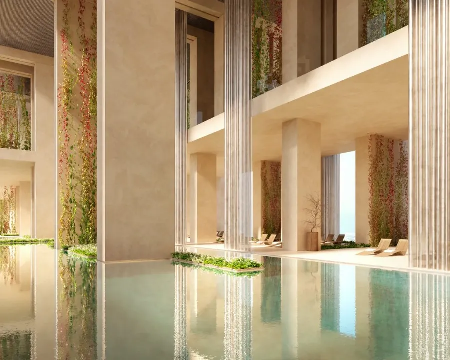 Roof Top Swimming Pool at Muraba Veil.