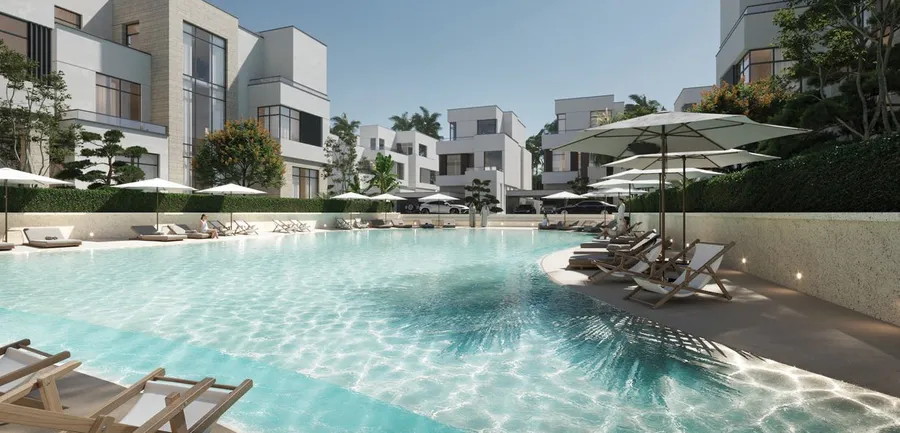 Swimmable Laguna Maré at Selora Residences.