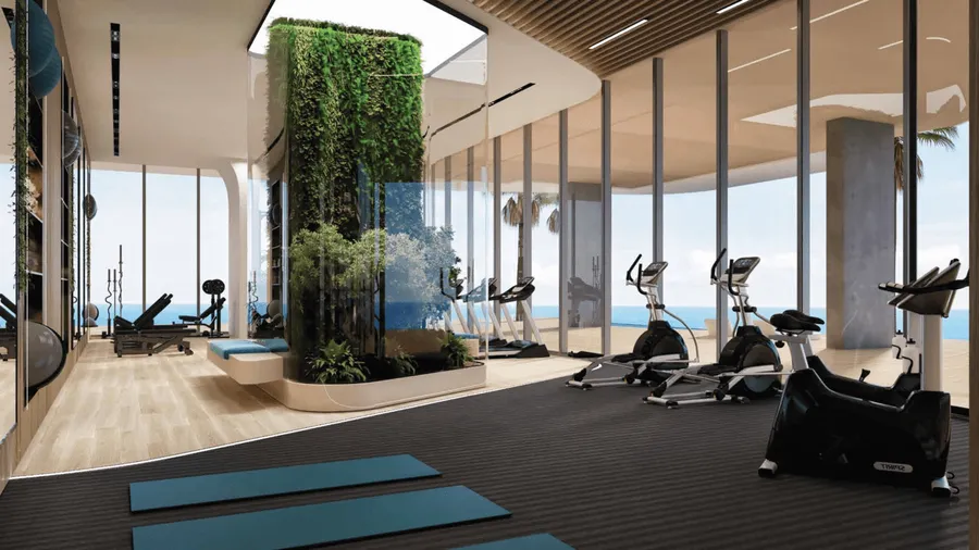 Health Club at Hatimi Residences.
