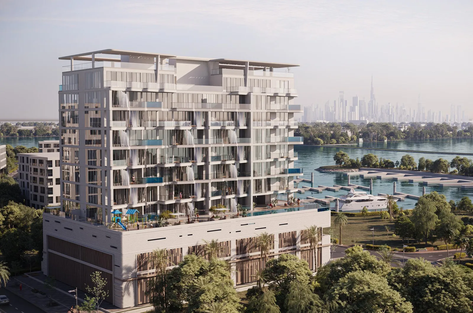 Iluka Residences, Dubai Islands · render 3