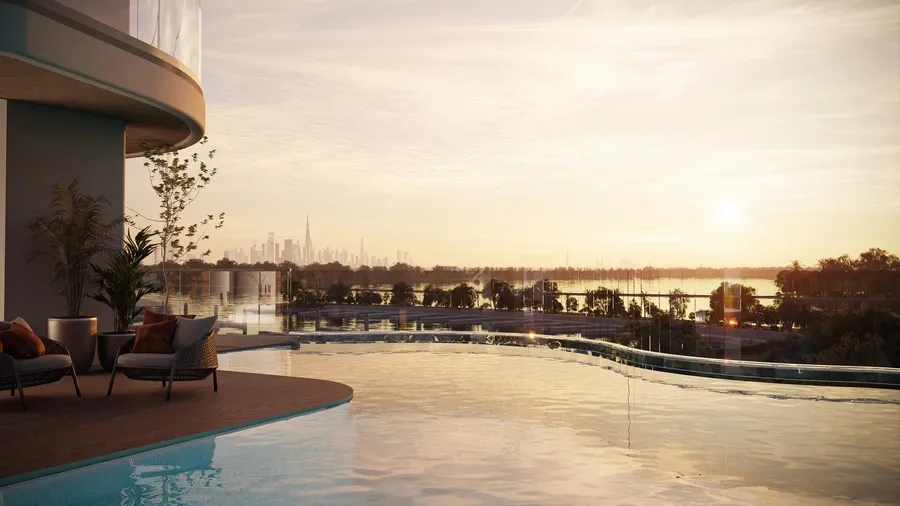 Infinity Pool at Iluka Residences.