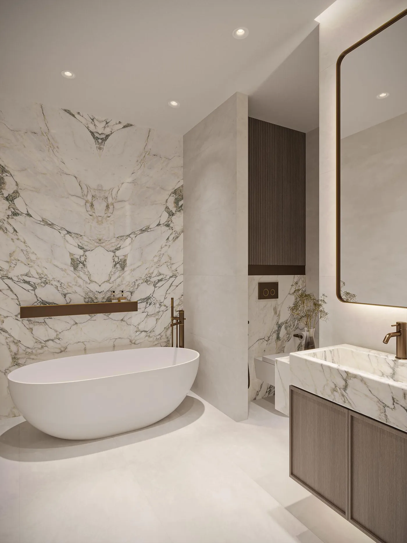 Interior render at Iluka Residences.