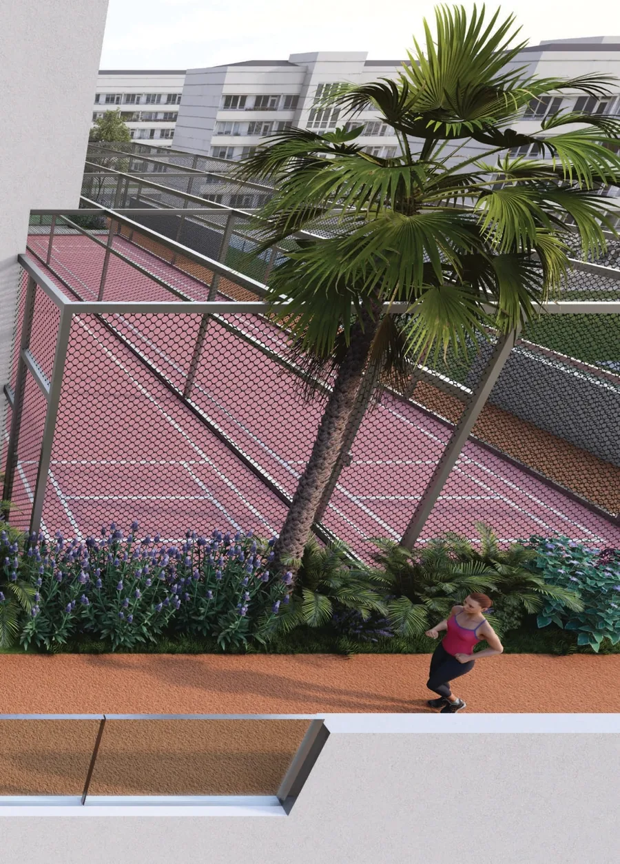 Jogging Area at Reef 999.