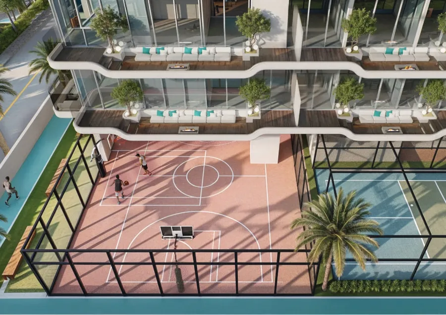 Basketball Court at Reef 999.