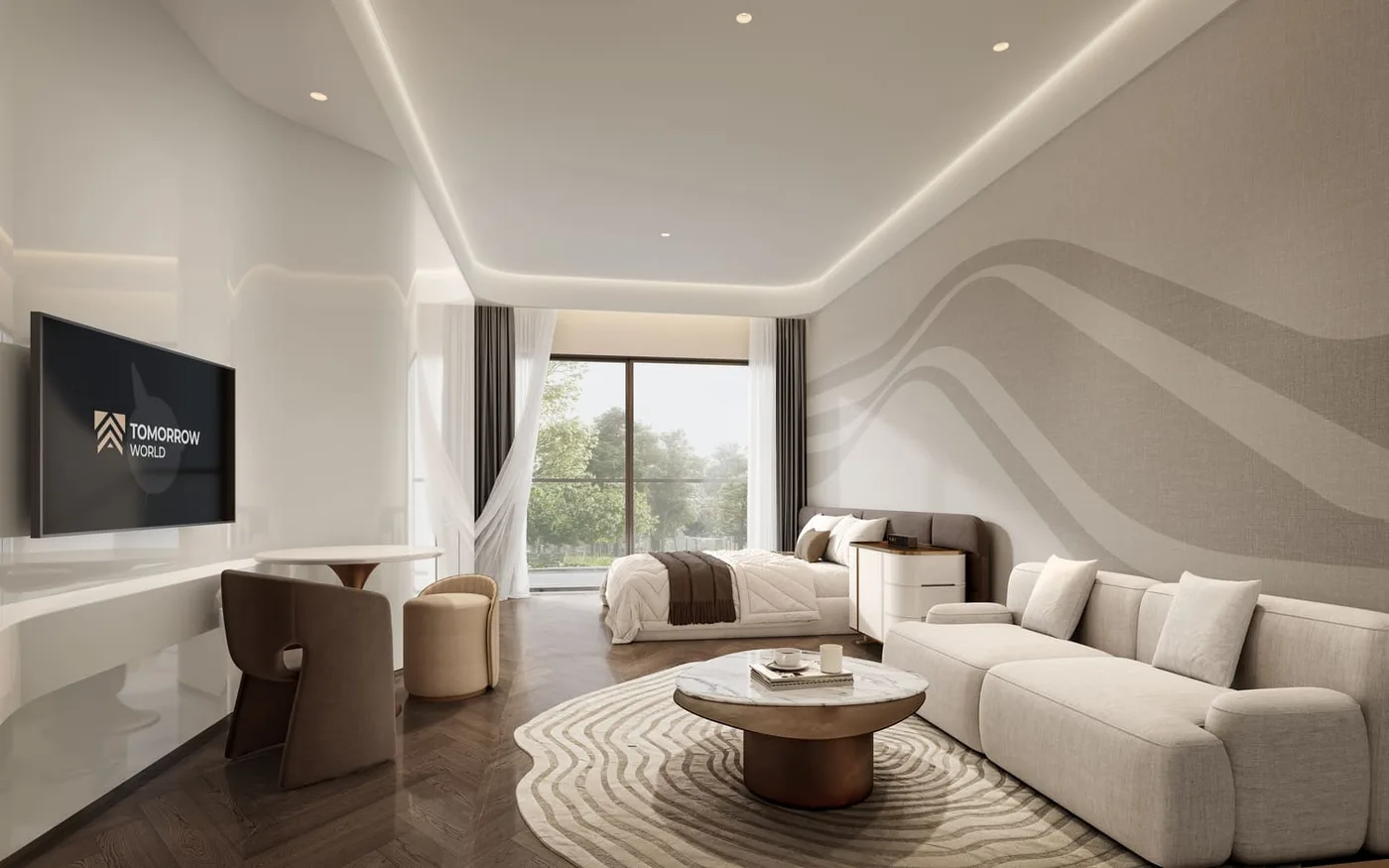 Interior render at Tomorrow 166.