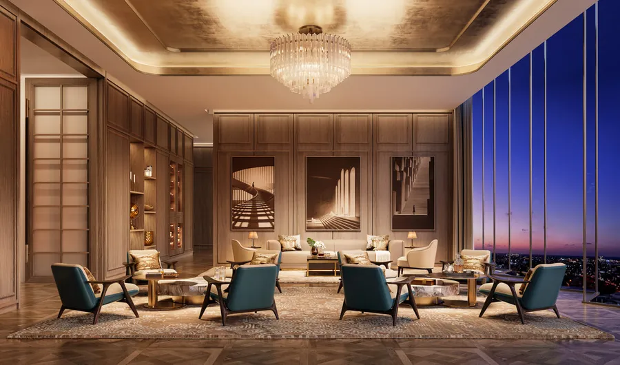 Cigar Lounge at Trump International Hotel and Tower.
