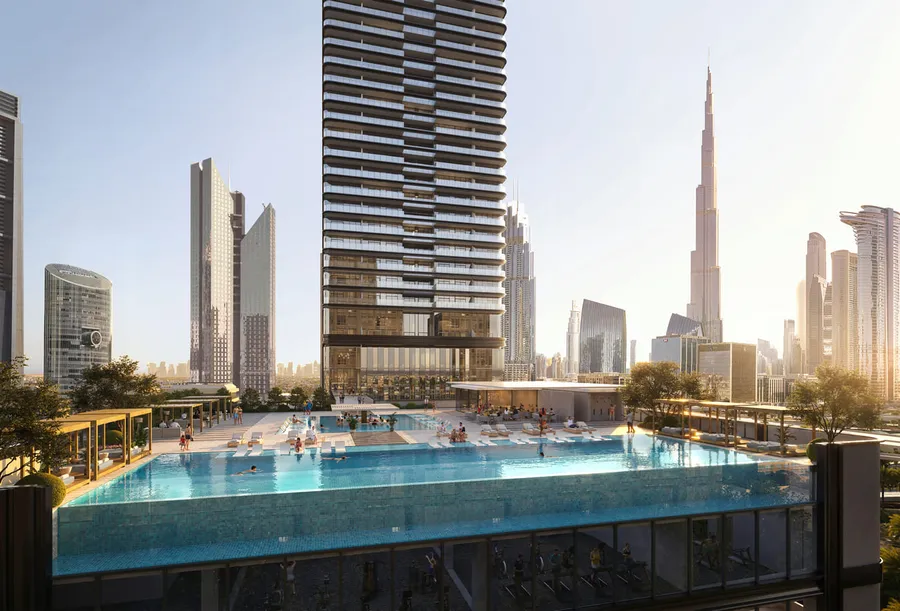 Pool Deck & Cafe at Trump International Hotel and Tower.