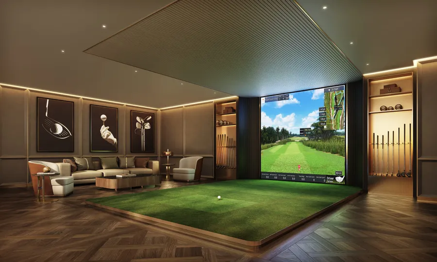 Golf Simulator Suite  at Trump International Hotel and Tower.