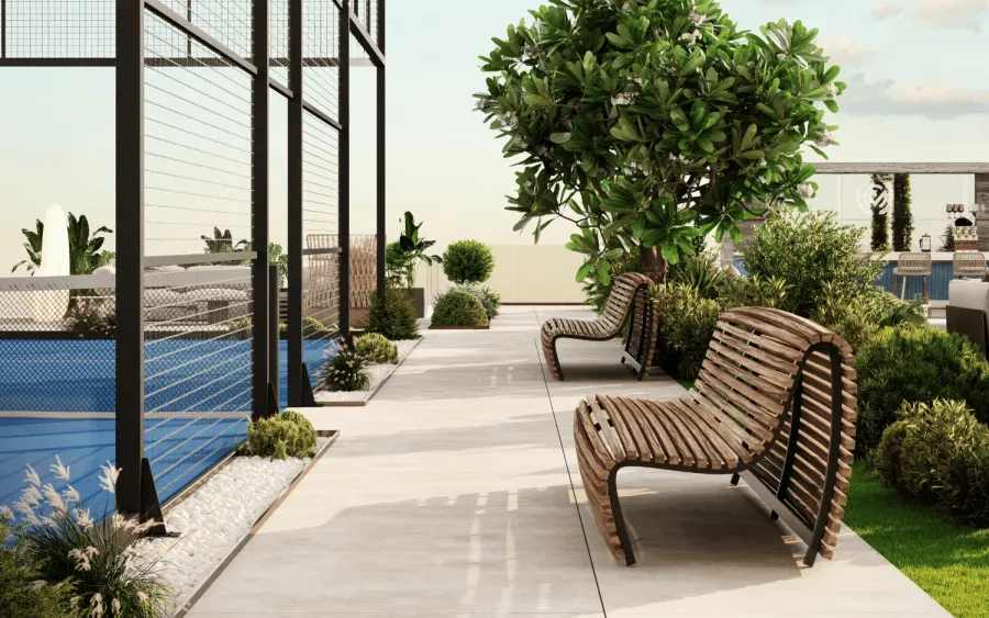 Padel Court at Franck Muller Yachting.