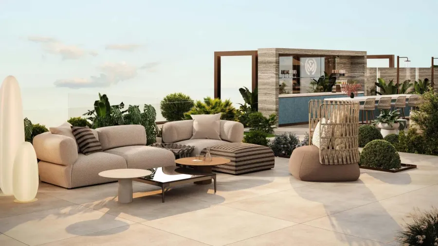 Seating Area at Franck Muller Yachting.