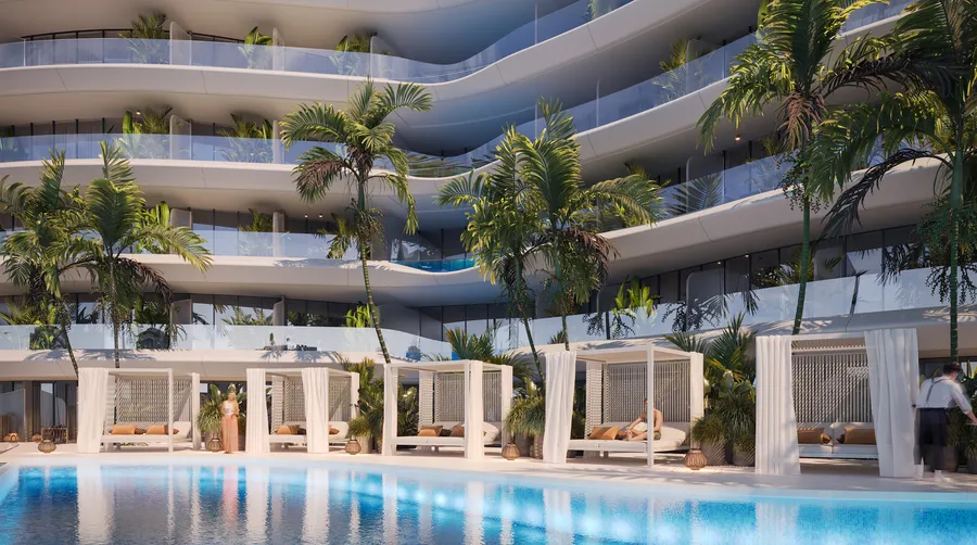 Swimming Pool at Trussardi Residences.