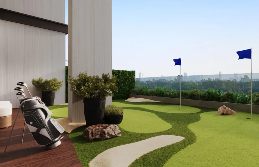 Mini Golf Course at Pristine By Zoya.