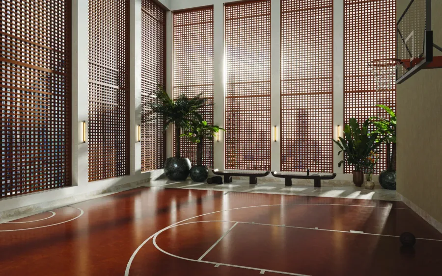 Semi-Basketball Court at Elire Managed by LUX.