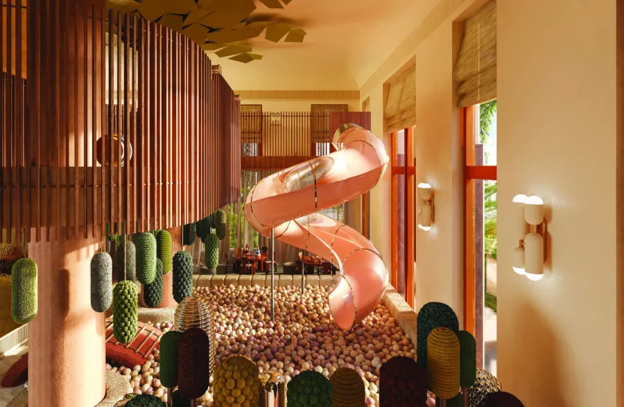 Indoor & Outdoor Kids' Area at Elire Managed by LUX.