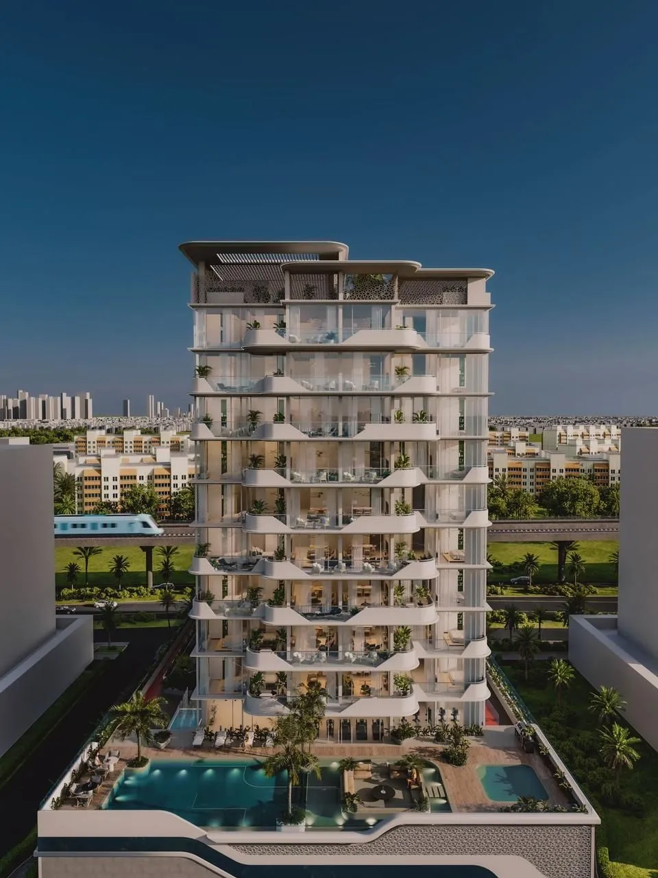 Evora Residences, Al Furjan · render 3