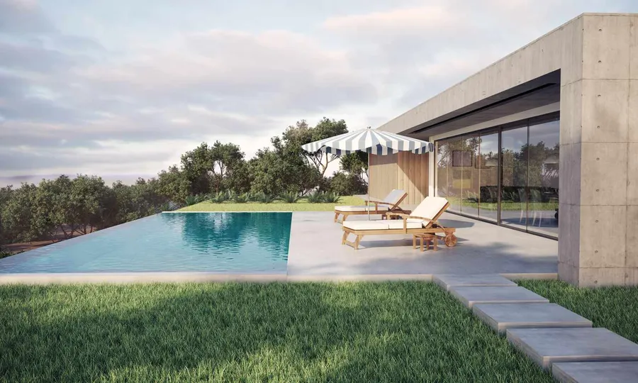Infinity Pool at Evora Residences.