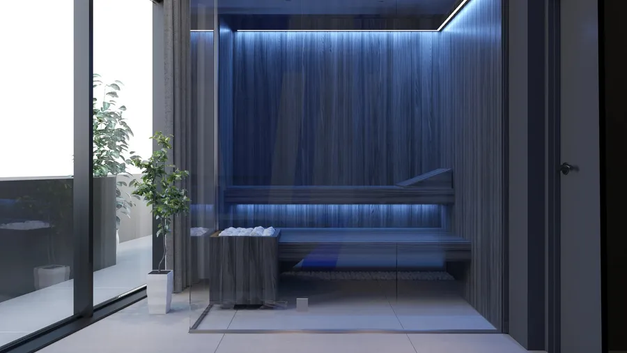 Steam And Sauna at Tonino Lamborghini Residences.