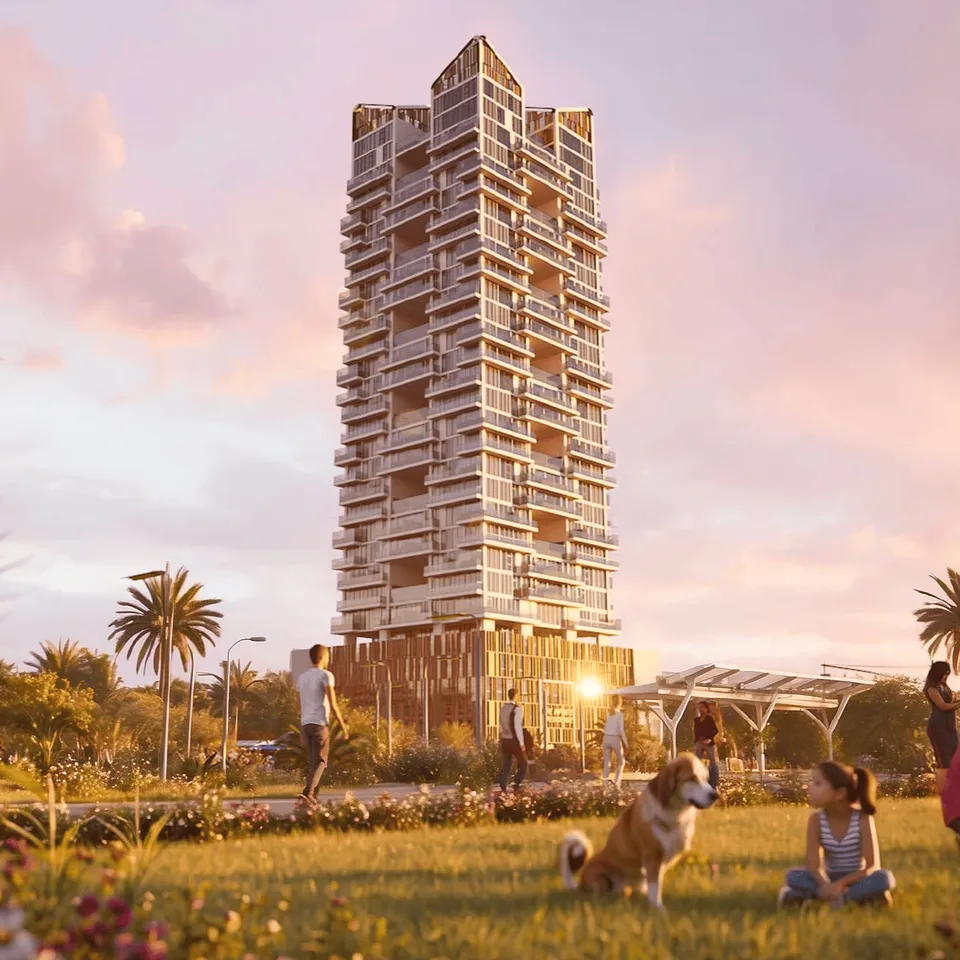 Gharbi 2 Residences, Jumeirah Village Circle (JVC) · render 3