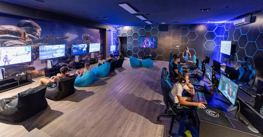 Gaming Room at Gharbi 2 Residences.