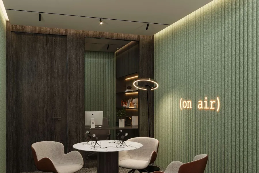 Podcast Room at Gharbi 2 Residences.